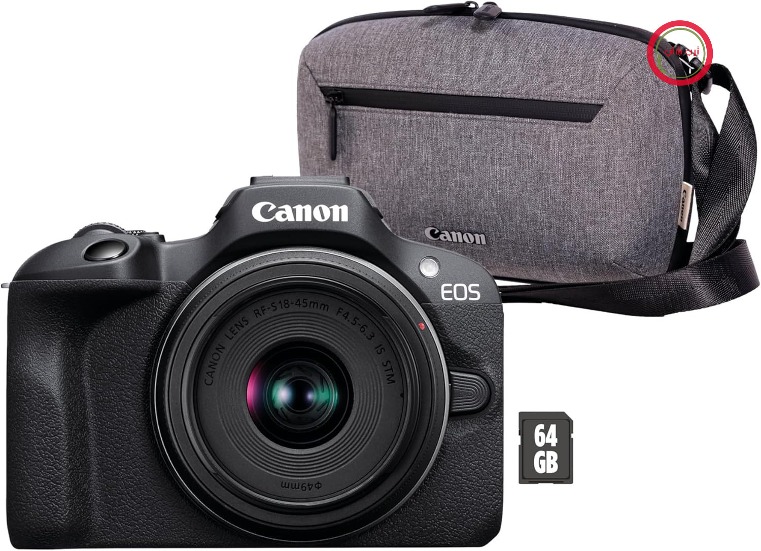 دوربین عکاسی و فیلم‌برداری کانن ژاپن Canon EOS R100، همراه میکروفون استریو DM-E1